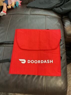 Doordash Large Insulated Pizza Delivery Bag For Top Dashers 19x19x5" Read
